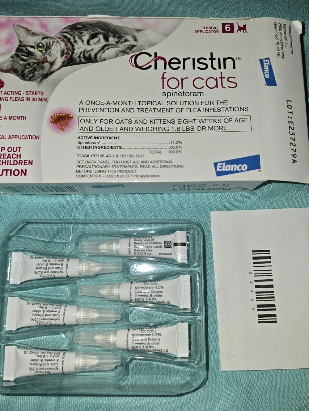 Cherish for Cats Flea Treatment – Pack Of 6